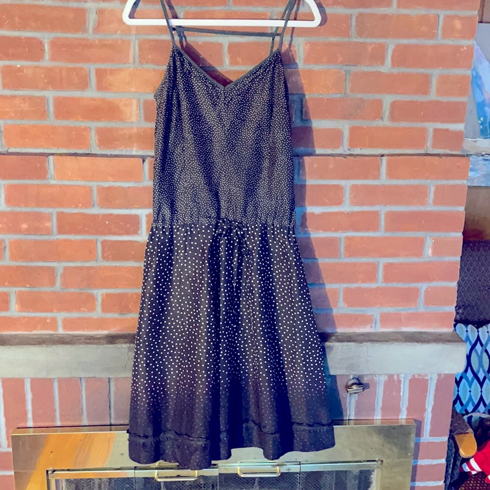 Polka dot Ombré silk dress